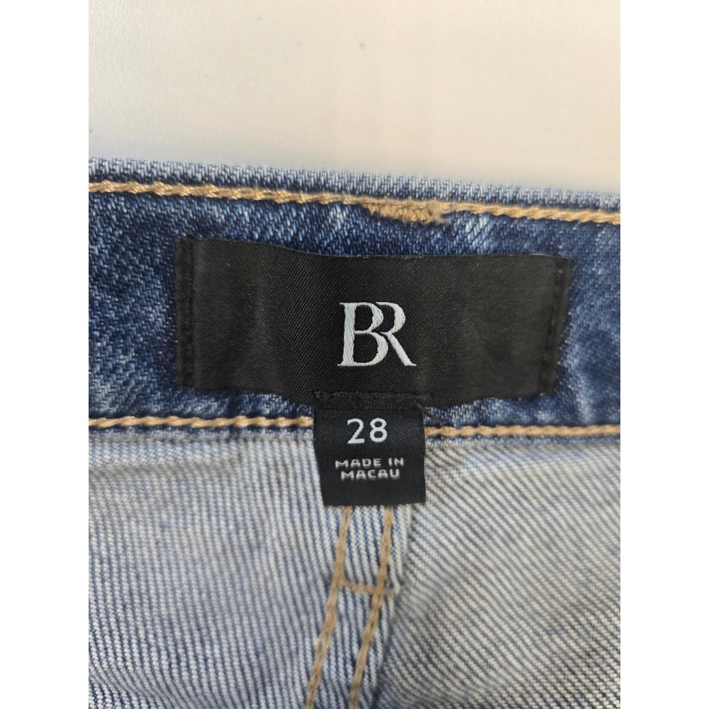 Banana Republic The Straight J Medium Wash Straight Leg Jeans Size 28 884515-00 - Picture 3 of 12
